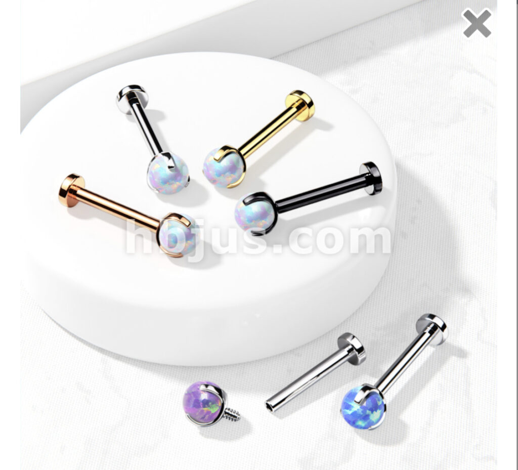 LABRET CON OPALO